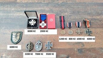 Medaile, vyznamenání, odznaky Německo.