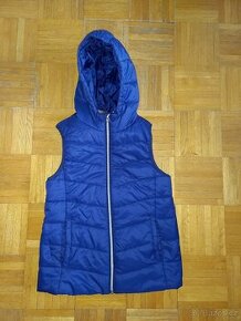 Prošívaná vesta modrá Pepperts vel.146