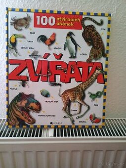Knížka Zvířata,100 otevíracích okének