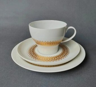 Krasna porcelánová snídanova sada od Thomas Rosenthal (1959)