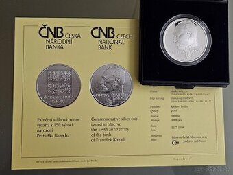 PROOF 1995 200Kč Pavel Josef Šafařík