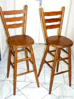 rustikální barové židle