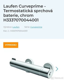 Laufen termostatická sprchová baterie