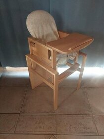dětská židlička se stolečkem rozkládací buk