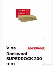 Minerální vata Rockwool Superrock 200mm
