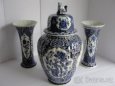 Staré,luxusní vázy-3ks Delfts, porcelán fajáns č.6