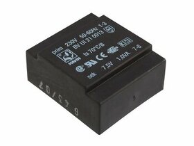 Transformátor 230V na 7,5V 1VA