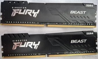 Prodám Kingston FURY 32GB KIT DDR4 3200MHz CL16 Beast Black