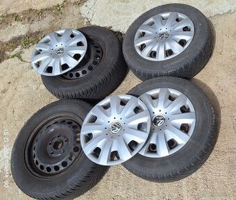 Plech kola vw 15" + poklice