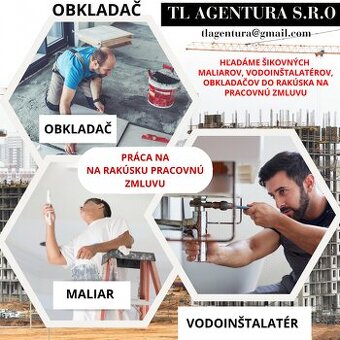 Rakusko pracovna zmluva Maliari Obkladači Vodoinštalateri
