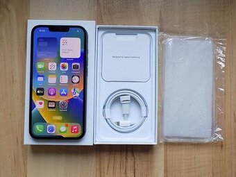APPLE iPhone 13 256GB Black - ZÁRUKA - TOP STAV