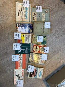 Literatura ke starým autům Škoda, dobové automapy - 1