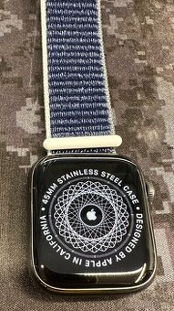 Apple Watch series 8 45mm Cellular ocelové, milánský tah