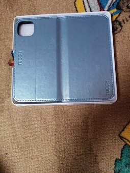 Nové kožené púzdro iphone 14 plus tyrkysová