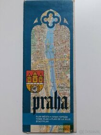 Mapa Prahy z roku 1979 - 1