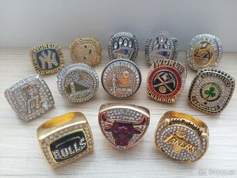 Sportovní prsteny NBA, NFL, MLB
