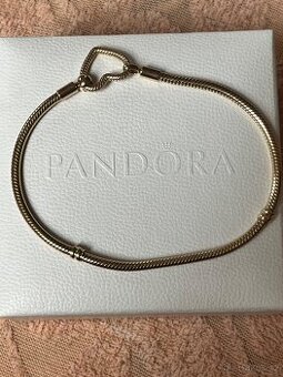 Zlatý náramek pandora 585