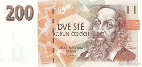 200 Kč 1998 serie G Stav UNC