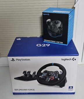 Logitech G29 Driving Force + řadící páka [Vše v záruce]