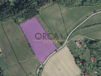 Prodej pozemků o výměře 18135 m2 v k.ú. Malý Uhřínov - 1
