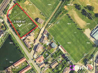 Stavební pozemek o 3 509 m² Kutná Hora-Malín