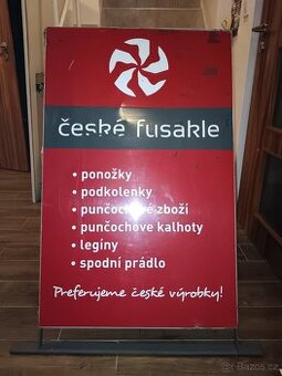 Reklamní stojan Áčko, vylepšený, stabilní, plně funkční