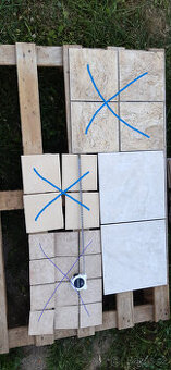 Prodám dlažky, dlaždičky na dlažbu - 1 druh dlaždic