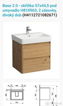 Krásný set skříňka s umyvadlem