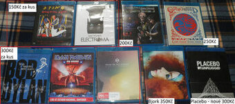 Blu ray a DVD - koncerty a hudební