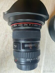 Objektiv canon 17-40 mm f/4L USM + fotoaparát canon eos 400d