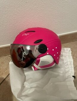 Nová dětská lyžařská přilba růzová