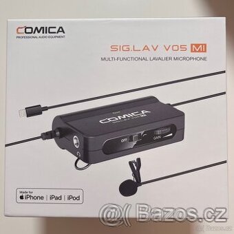 Comica CVM-SIG.LAV V05 klopový mikrofon se zesilovačem