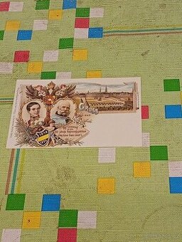 Pohlednice k 50. výročí panování Císaře Františka Josefa I.