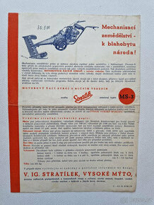 Stratílek, žací stroj, traktor, terra,vozík