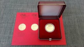 Zlatá mince - Zdymadlo na Labi PROOF - ČNB - ČR