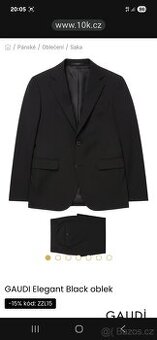 Panský oblek vel. 54 xxl