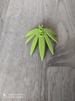 lego list rostliny 6x5 lime