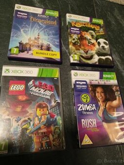 Hry na XBOX 360 Kinnect Kinectimals, Disneyland, Zumba, Lego