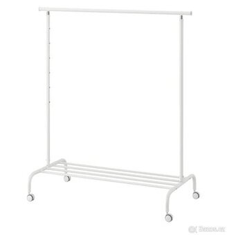 IKEA RIGGA šatní stojany - více kusů