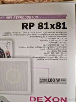 Prodám stropní reproduktory