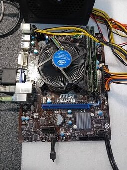 MSI H81M-P33 + i5-4460 + BOX Intel - 1