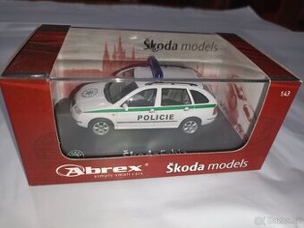 Model Abrex Škoda Fabia Policie