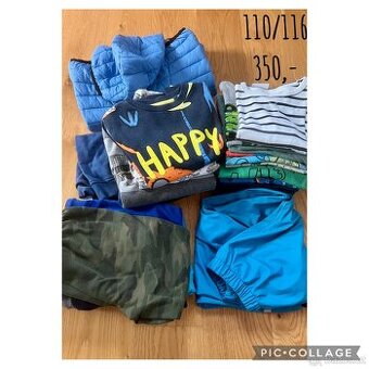 Set oblečení kluk 110/116