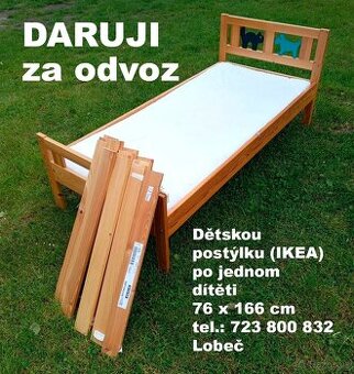 DARUJI DĚTSKOU POSTÝLKU
