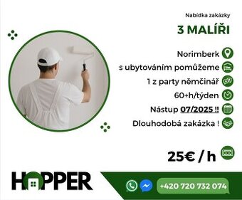 3x Malíř do Německa