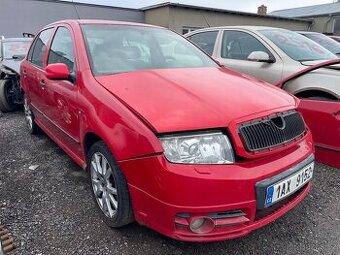 Škoda Fabia RS 1,9tdi 96kw červená