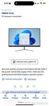 💻 UMAX 24JL – All-in-One PC s monitorem