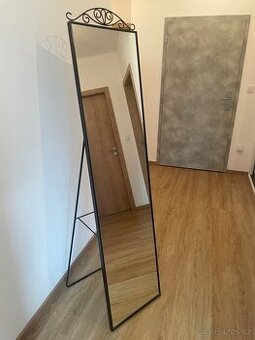Stojací zrcadlo IKEA KARMSUND, černá, 40x167 cm