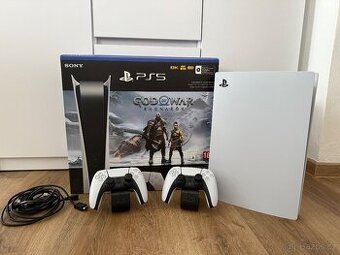 Playstation 5 digital, 2x dualsense controller