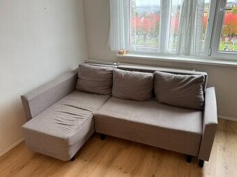 Rozkládací rohová sedačka – 220×140 cm s úložným prostorem